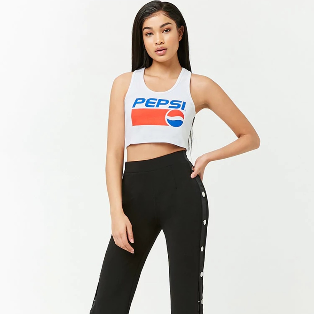 F21 Pepsi Graphic Crop Top NWT